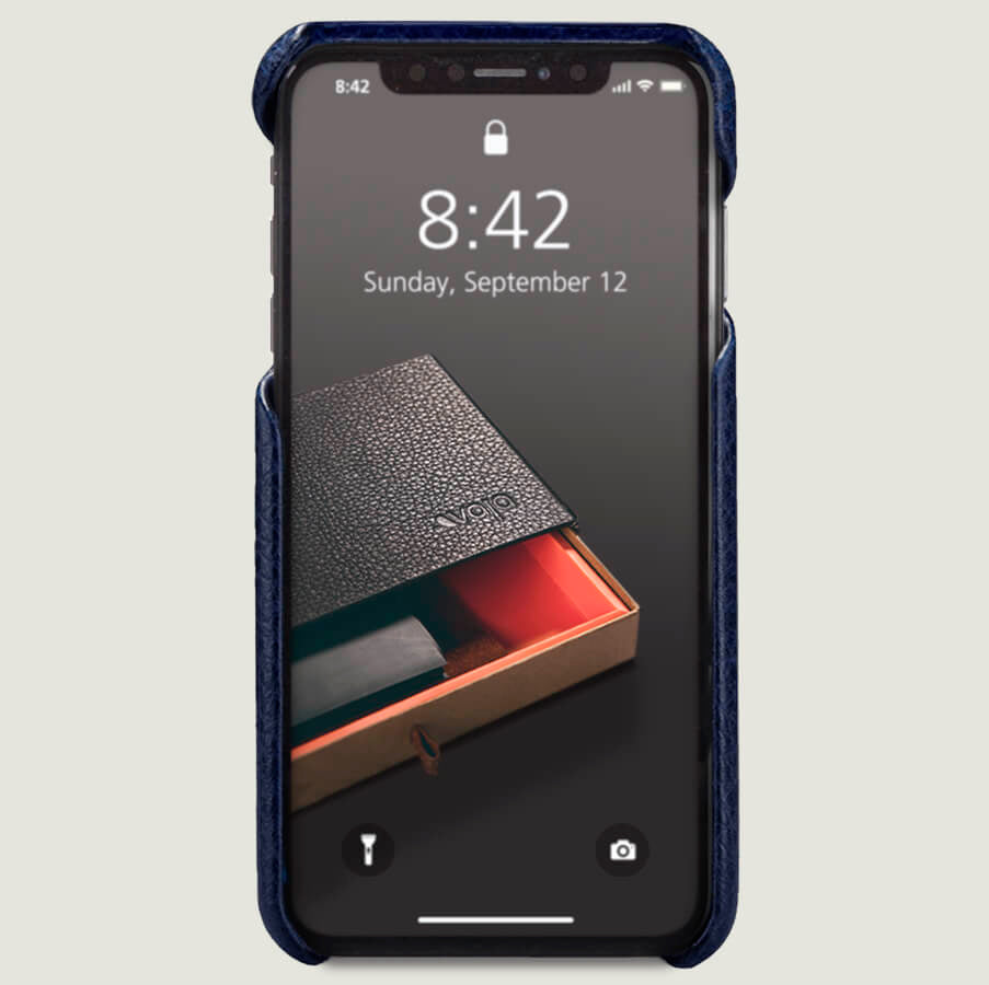 Grip - iPhone Xs Max Leather Case - Vaja