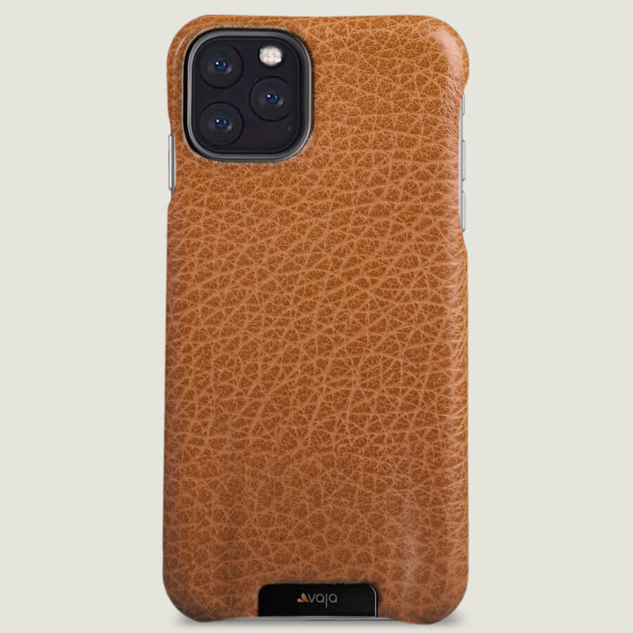 Vaja Stock Grip - iPhone 11 Pro Max Leather Case - Floater London