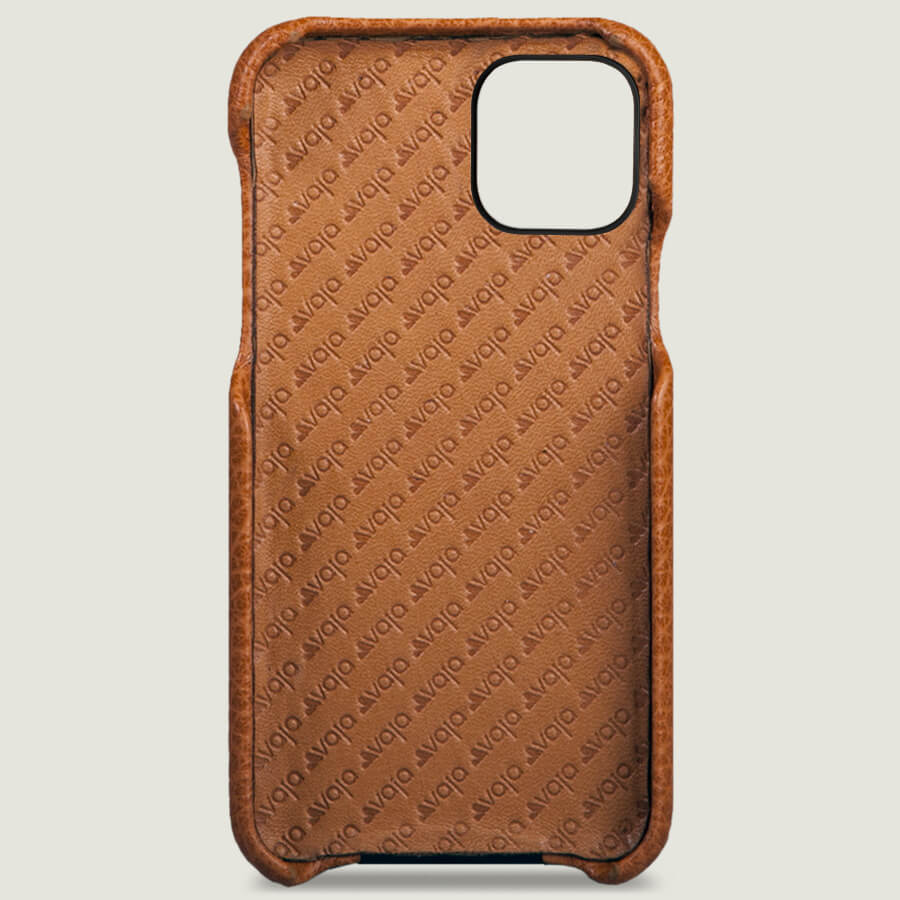 Vaja Stock Grip - iPhone 11 Pro Max Leather Case - Floater London