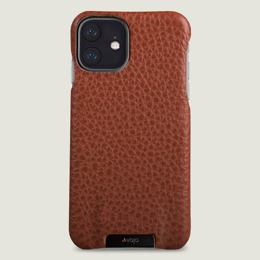 Grip iPhone 11 Leather Case - Vaja