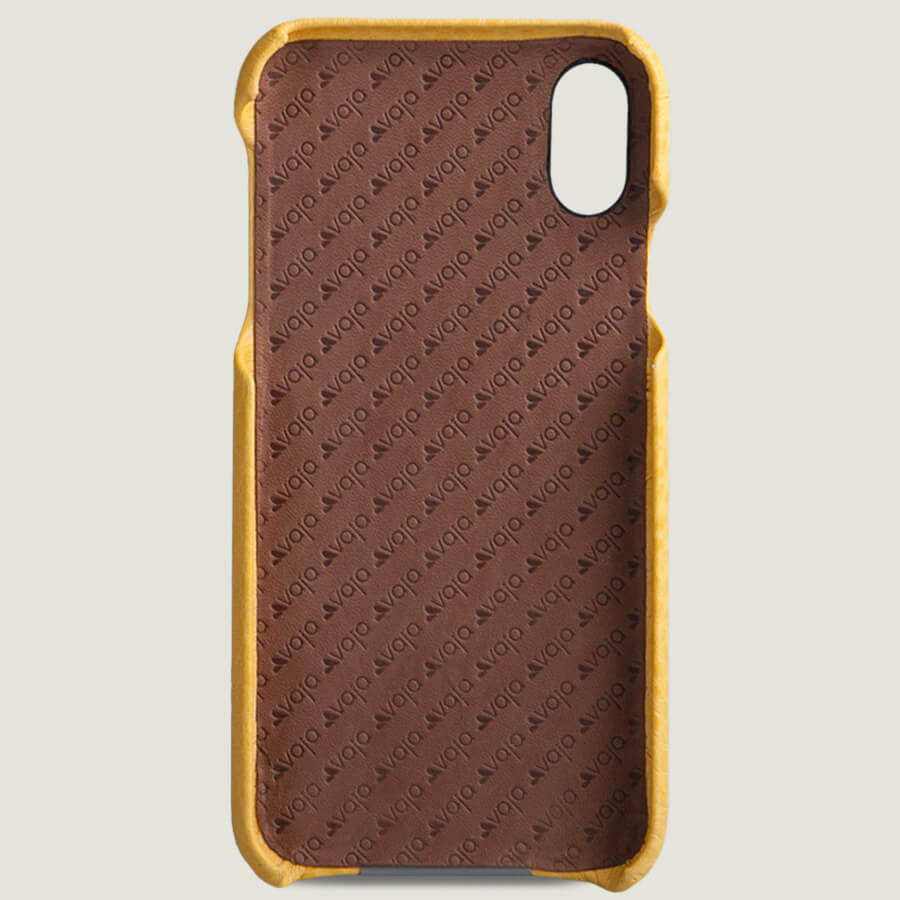 Grip - iPhone Xs Max Leather Case - Vaja