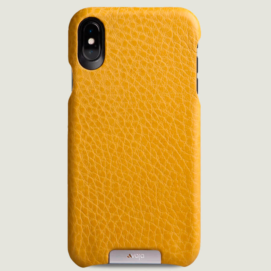 Slim Grip iPhone X Leather Case - Vaja