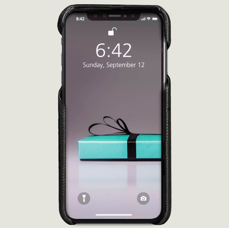 Grip - iPhone Xs Max Leather Case - Vaja