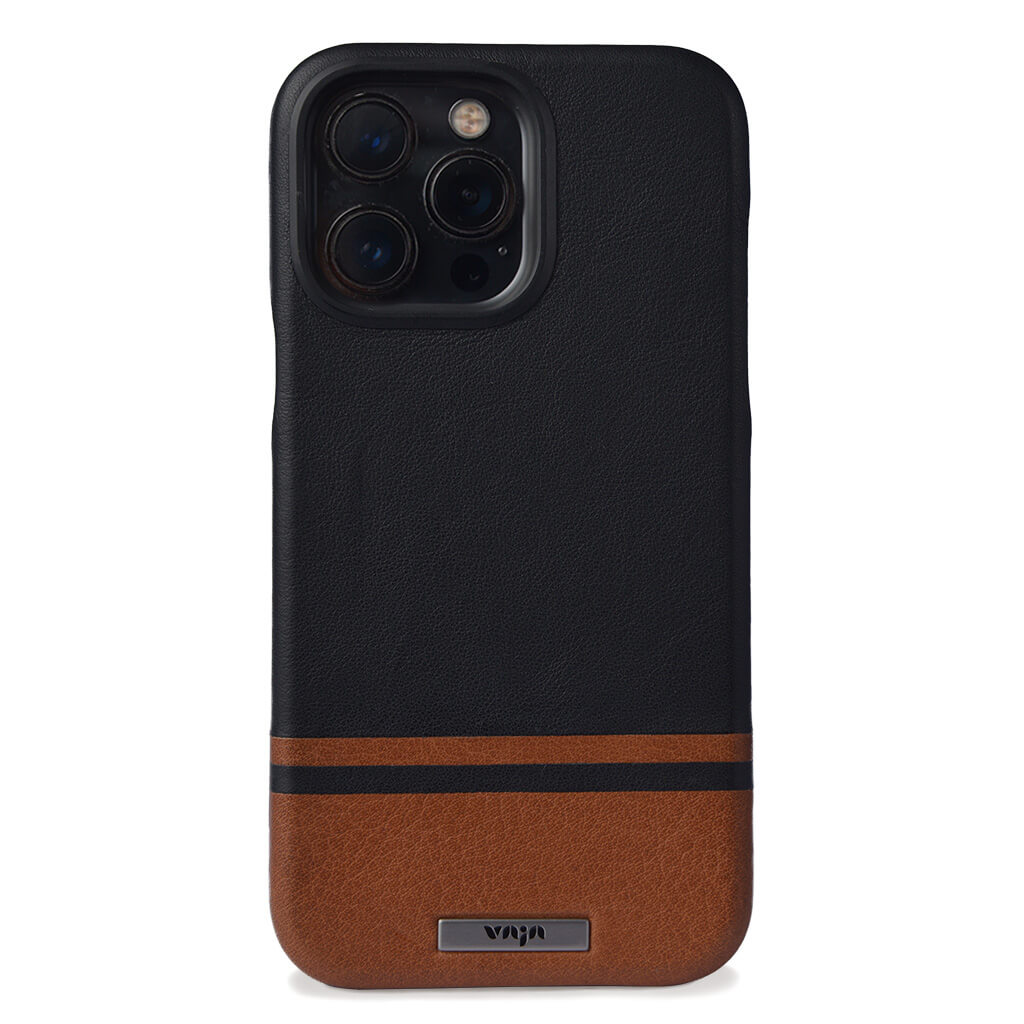 Grip iPhone 14 Pro Max leather case - Vaja