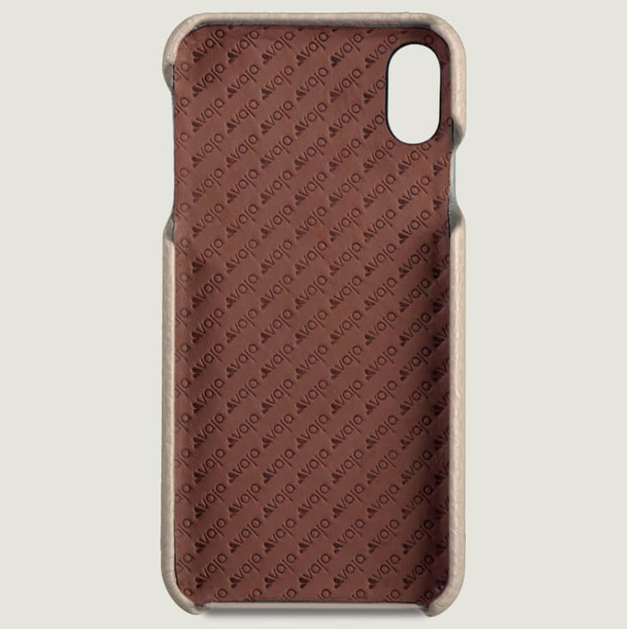 Grip - iPhone Xs Max Leather Case - Vaja