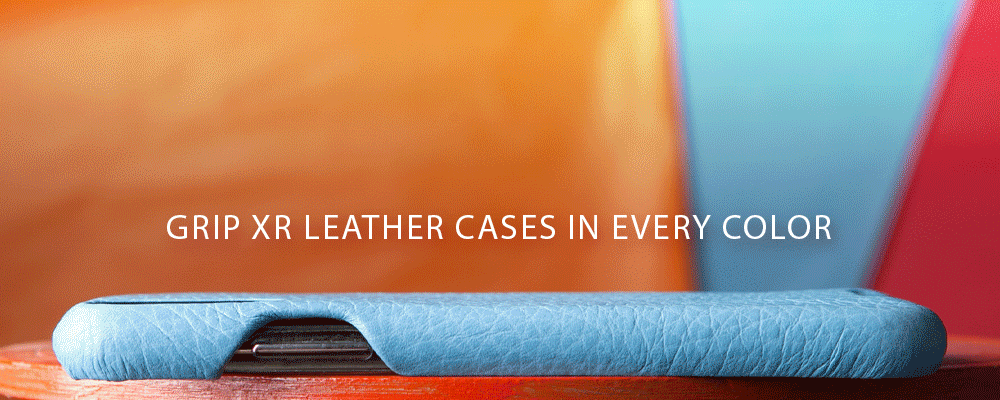 Grip iPhone Xr Leather Case - Vaja