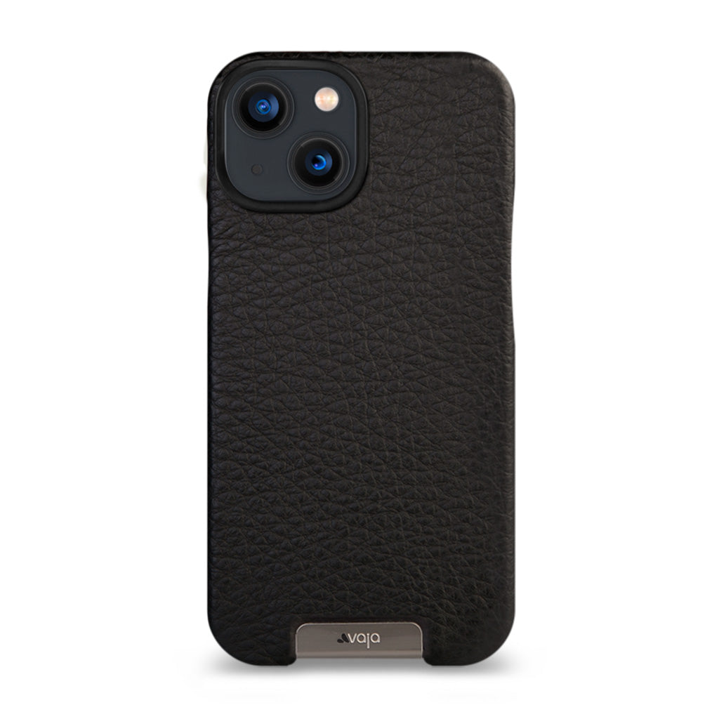 Grip iPhone 13 leather case with MagSafe - Floater Black