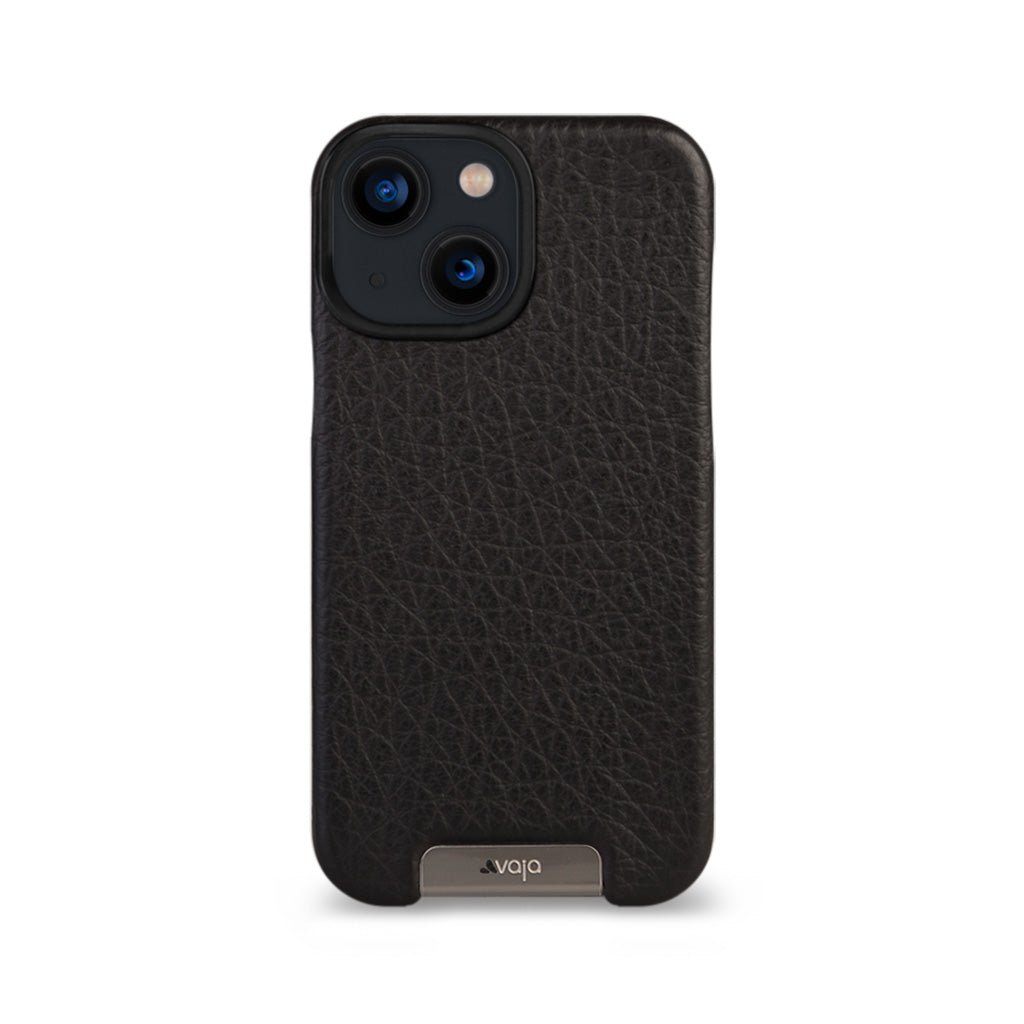 Grip iPhone 13 Mini MagSafe leather case - Floater Black