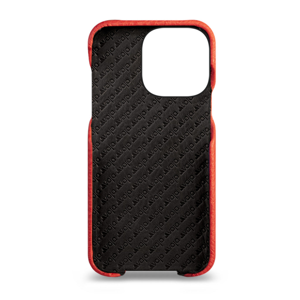 Grip iPhone 13 Pro leather case - Vaja