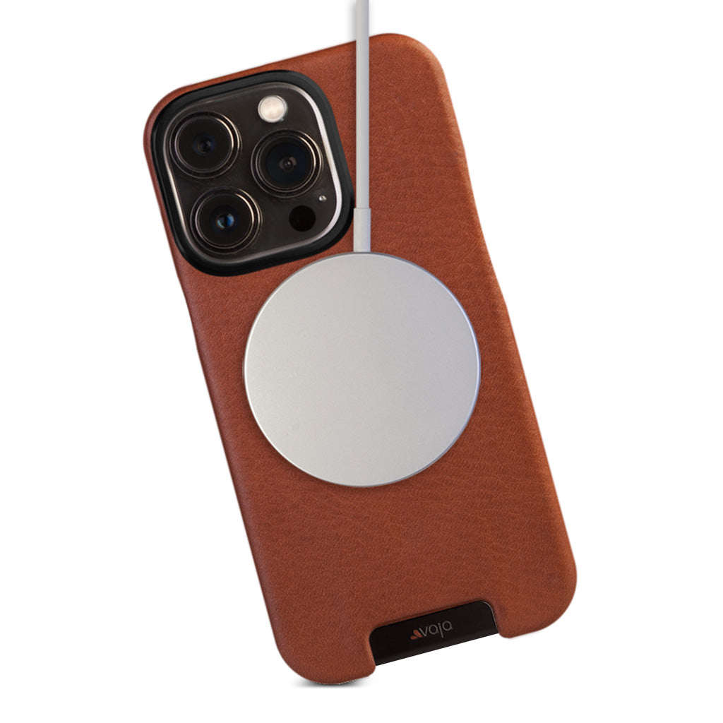 Grip iPhone 14/15 Plus Leather case - Vaja