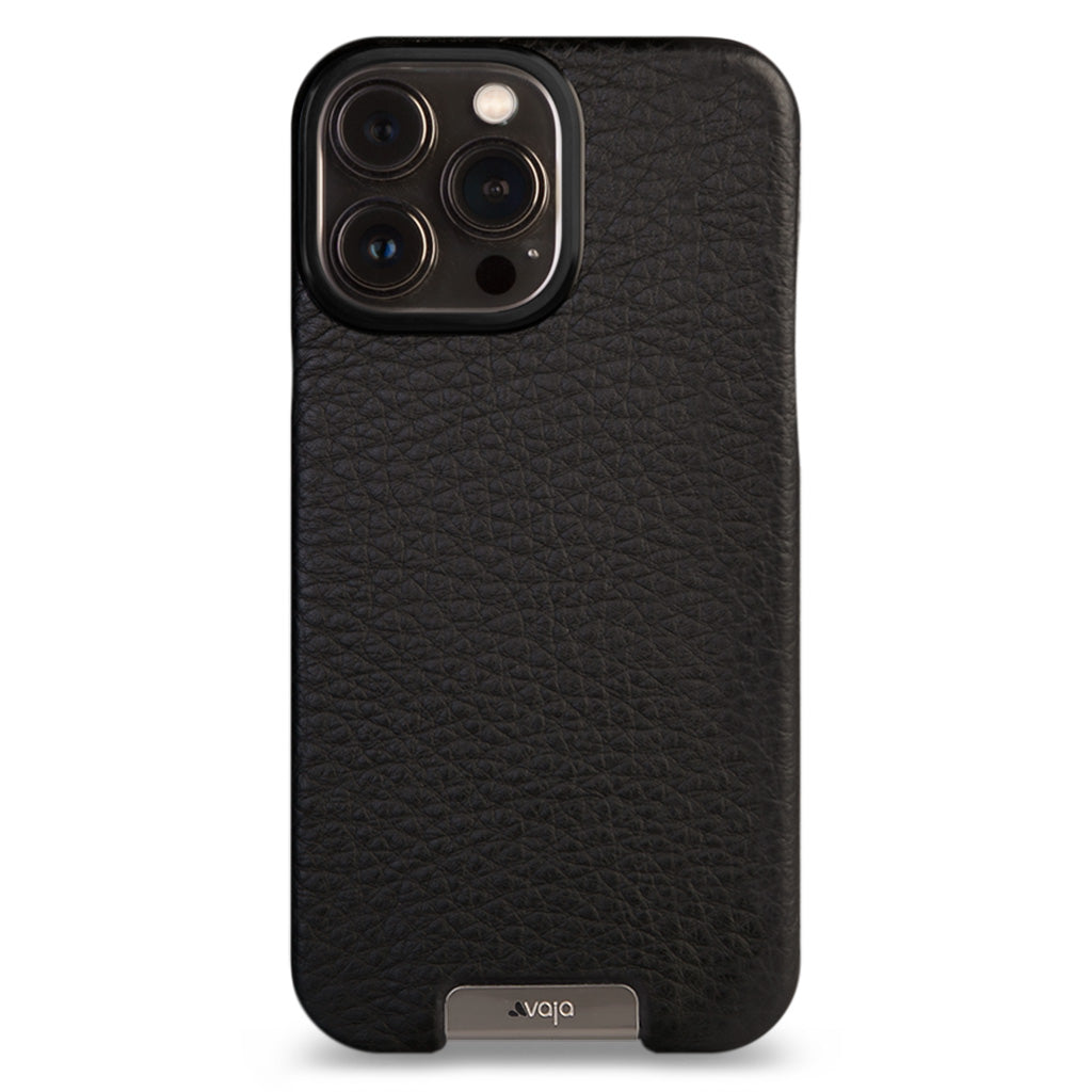 Grip iPhone 13 Pro Max leather case with MagSafe - Floater Black