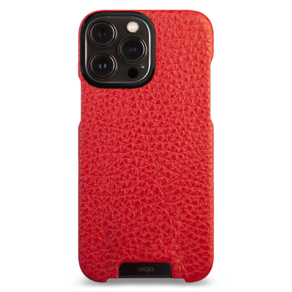 Grip iPhone 13 Pro Max leather case - Vaja