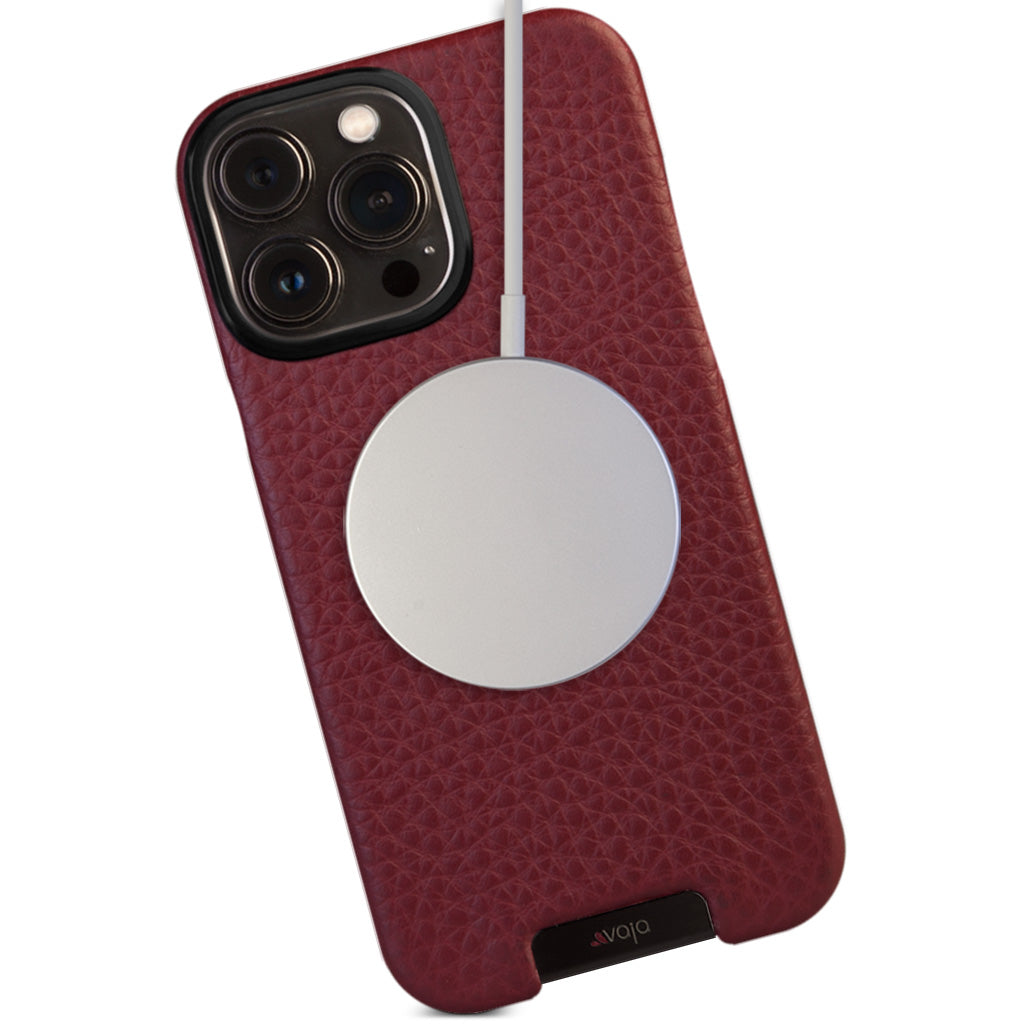 Grip iPhone 13 Pro Max leather case with MagSafe - Vaja