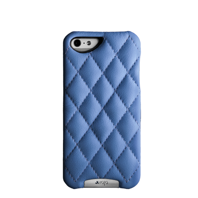 Grip Matelassé - Quilted Leather iPhone SE Case - Vaja