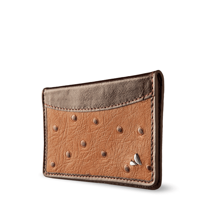 Ostrich Skin Wallet On Sale