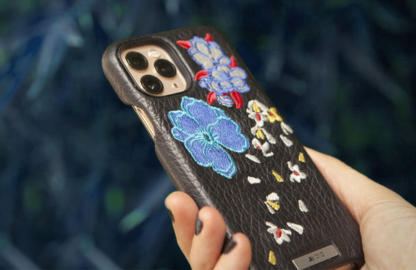 Kimono Grip - iPhone 11 Pro leather case - Vaja
