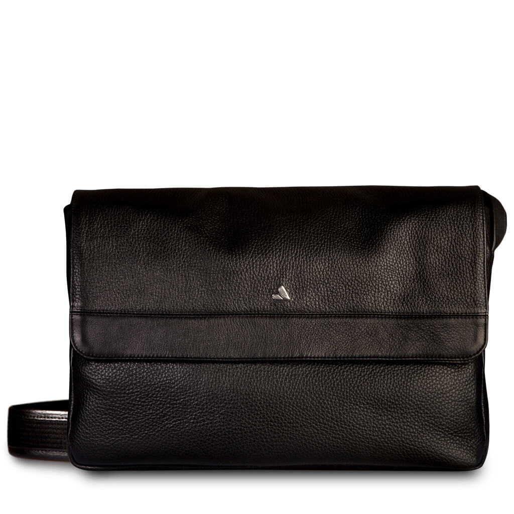 Messenger Leather Bag for MacBook 15” &amp; 16” - Vaja