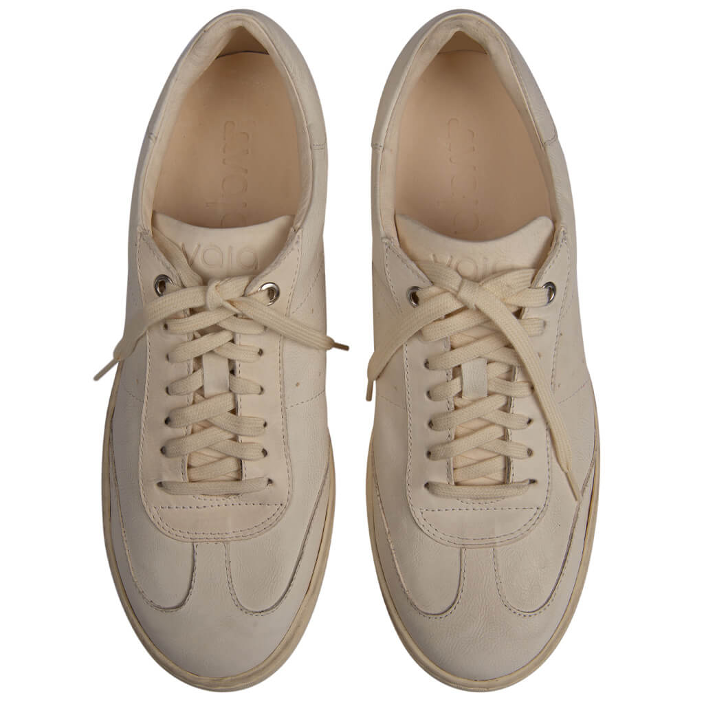 Burro Leather Sneakers - Late - Vaja