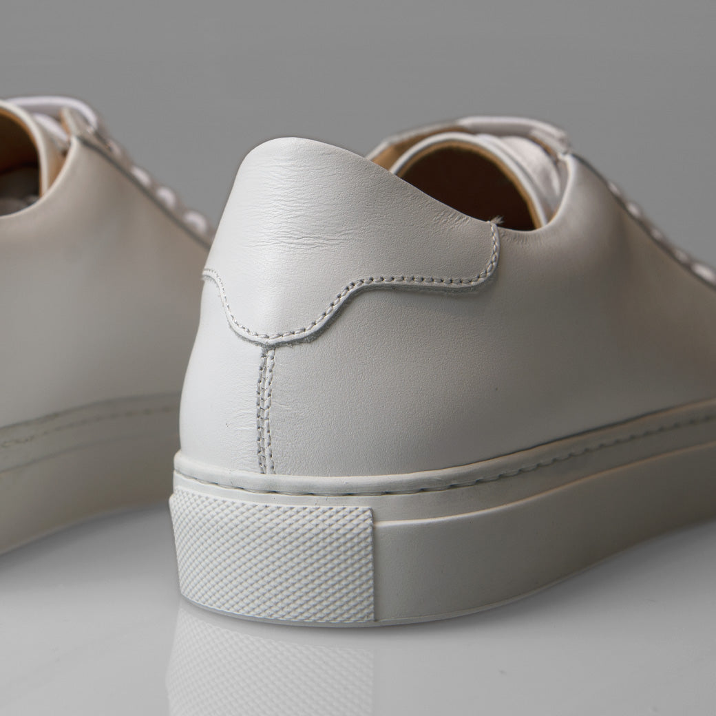 Urban White Leather Sneakers - Vaja