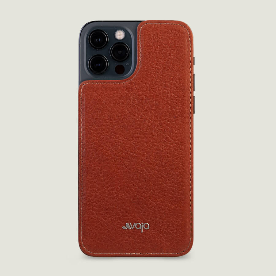 iPhone 12 &amp; 12 Pro leather back - Vaja