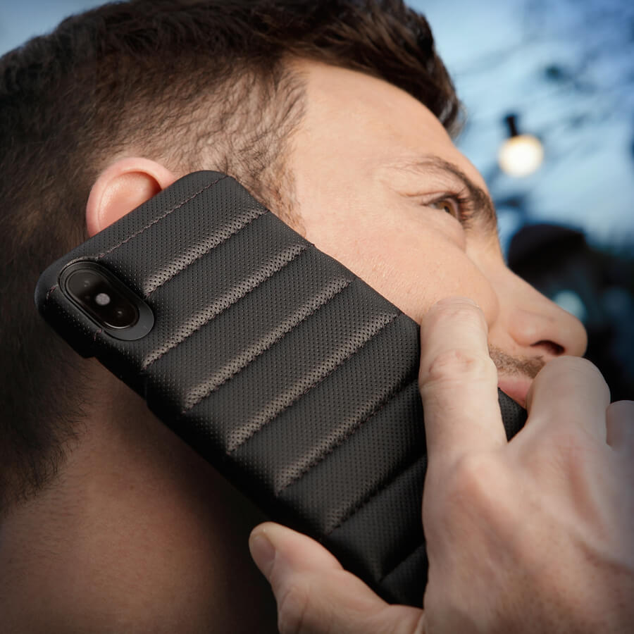 Grip Rider - iPhone Xs Max Leather Case - Vaja