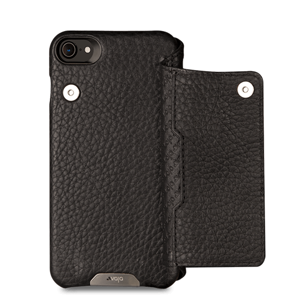 Niko Wallet-Leather Case for iPhone 7 - Floater Black
