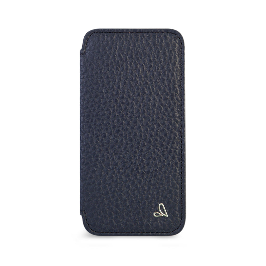 Nuova Pelle iPhone 13 Mini MagSafe leather case - Floater Crown Blue