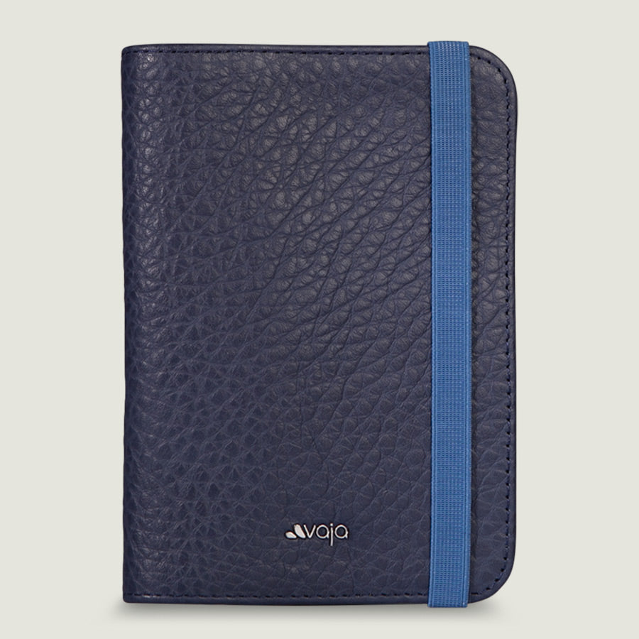 Alfa Leather Passport Holder - Floater Crown Blue