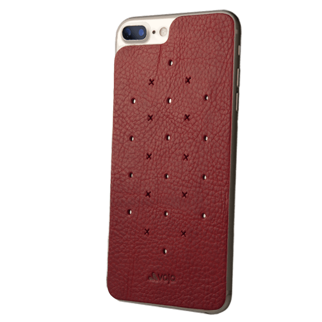 Leather Back for iPhone 7 Plus - Bridge Chili