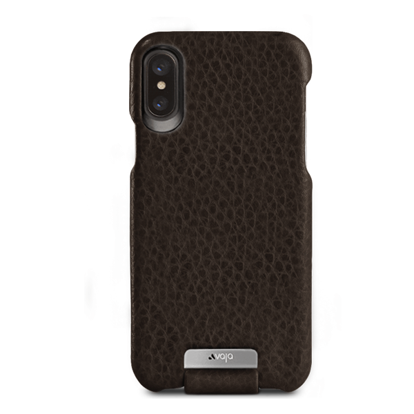 Top iPhone X / iPhone Xs Leather Case - Vaja