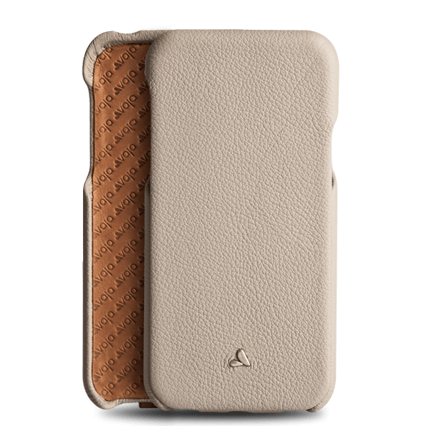 Flip-Top iPhone X Leather Case by Vaja