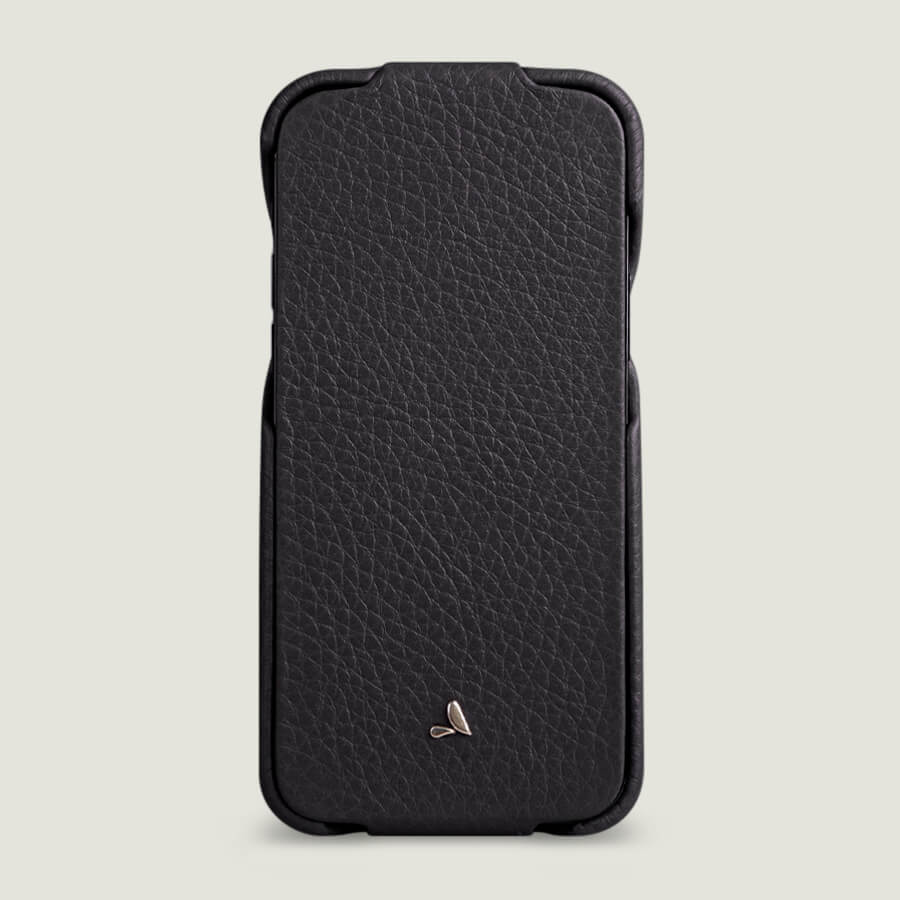 Top iPhone 12 &amp; 12 Pro MagSafe leather case - Vaja