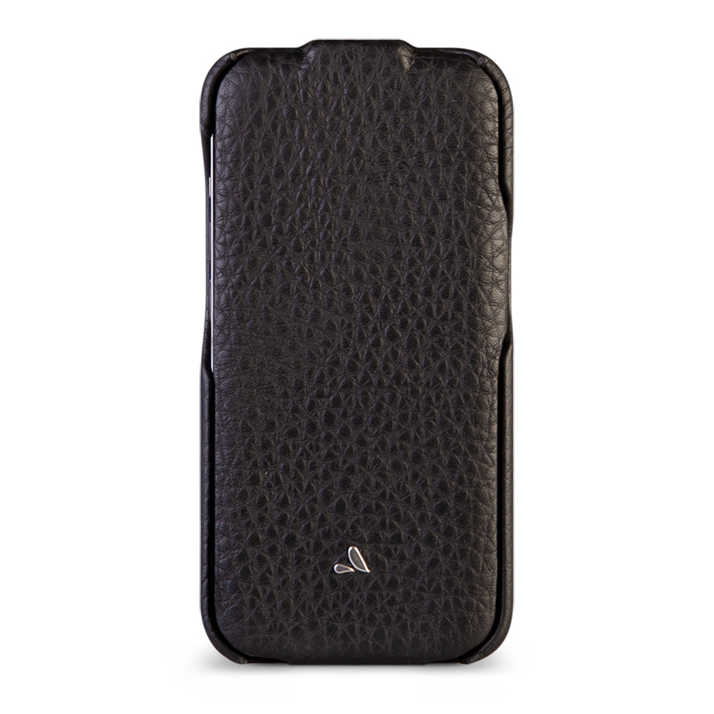 Top iPhone 13 Pro MagSafe leather case - Floater Black