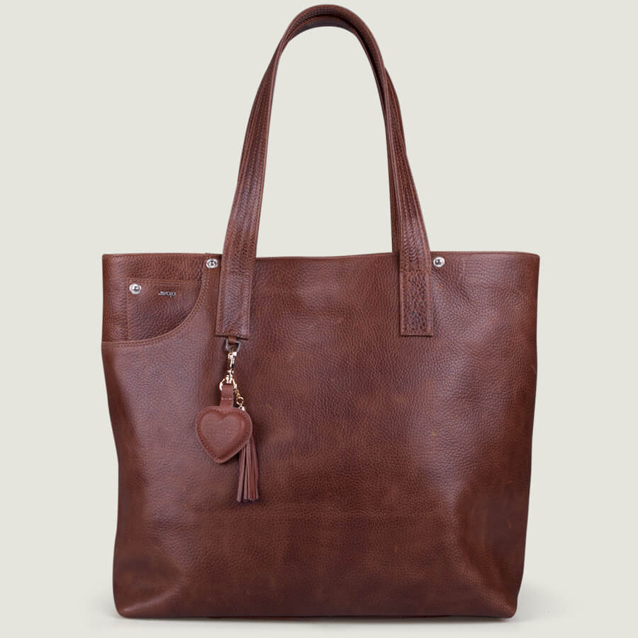 Mora Tote Leather Bag - Vaja