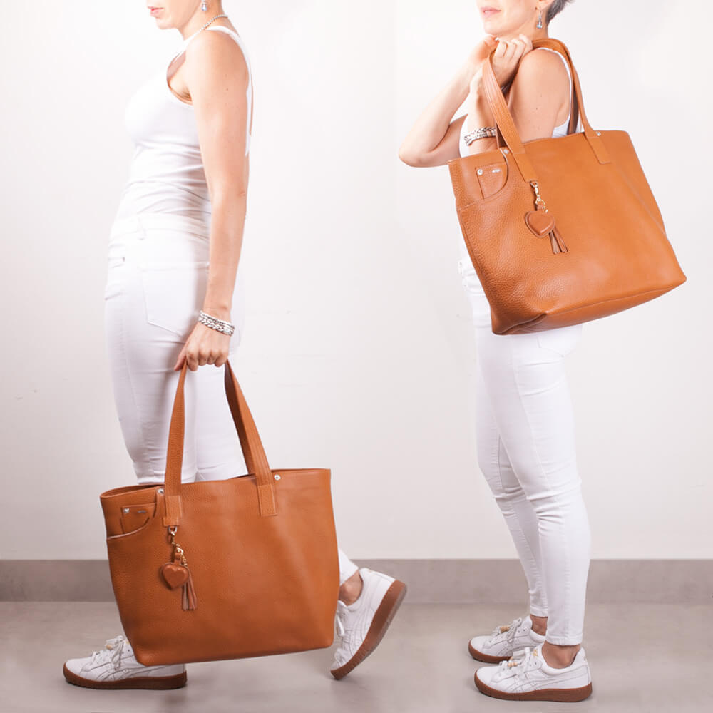 Mora Tote Leather Bag - Vaja