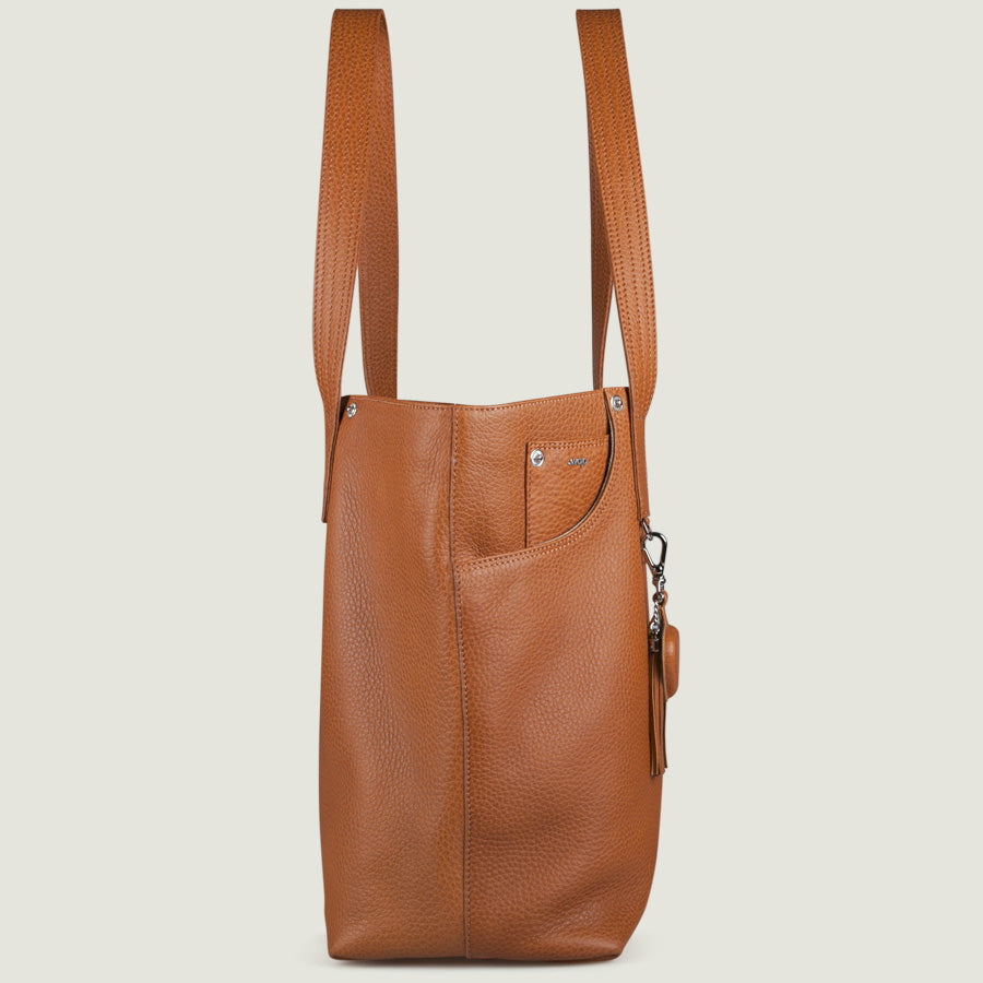 Mora Tote Leather Bag - Vaja