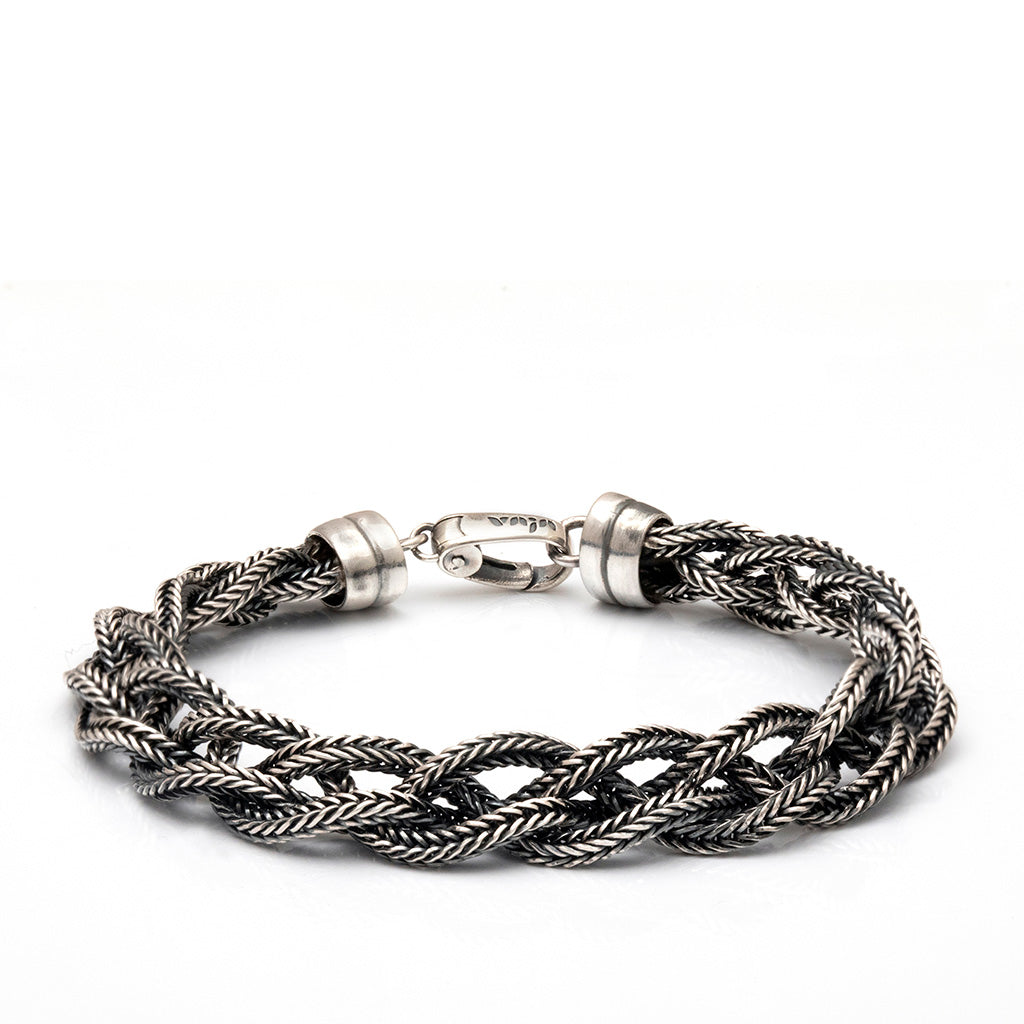 Trustmark Engravable Sterling Silver Italian Bar Curb Chain Bracelet -  Trustmark Jewelers