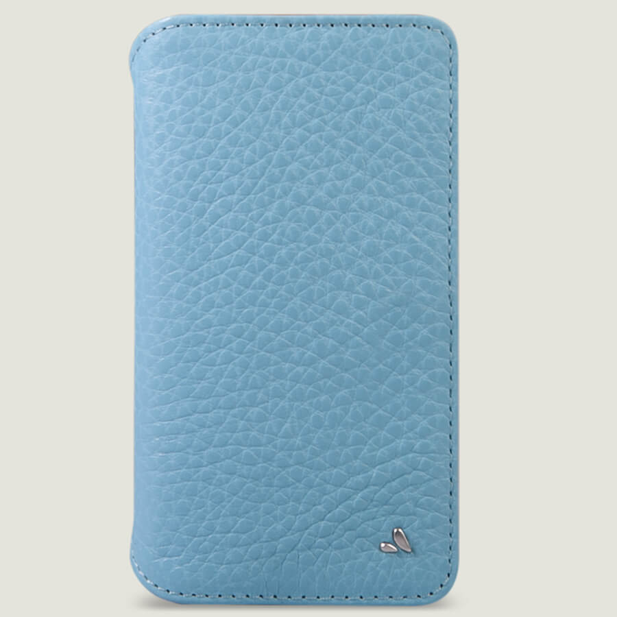 Grain Blue Turquoise Leather iPhone X XS XS Max XR 8 7 6 