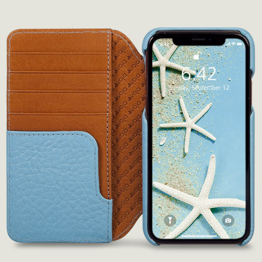 Folio - iPhone Xs Max Leather Case - Vaja