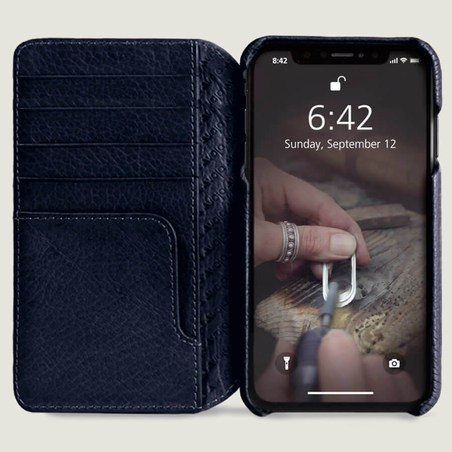 Wallet - iPhone Xs Max Wallet Leather Case - Vaja