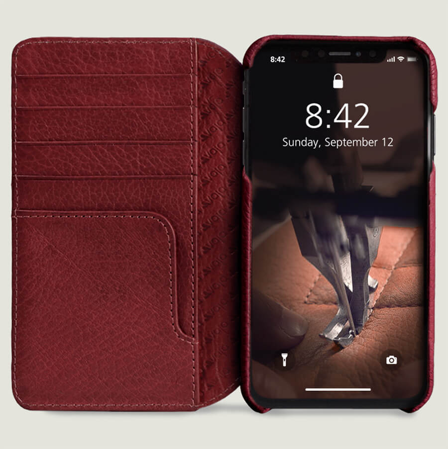 Wallet - iPhone Xs Max Wallet Leather Case - Vaja