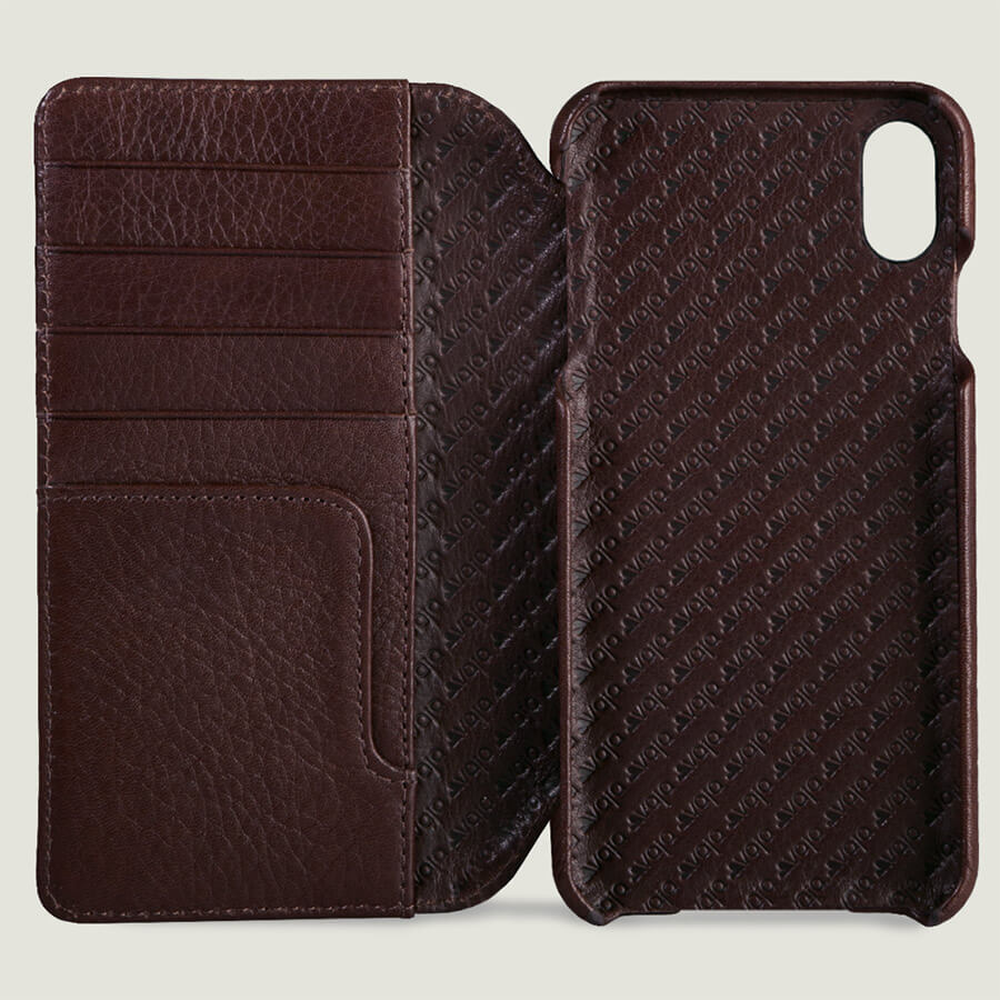 Wallet - iPhone Xs Max Wallet Leather Case - Vaja