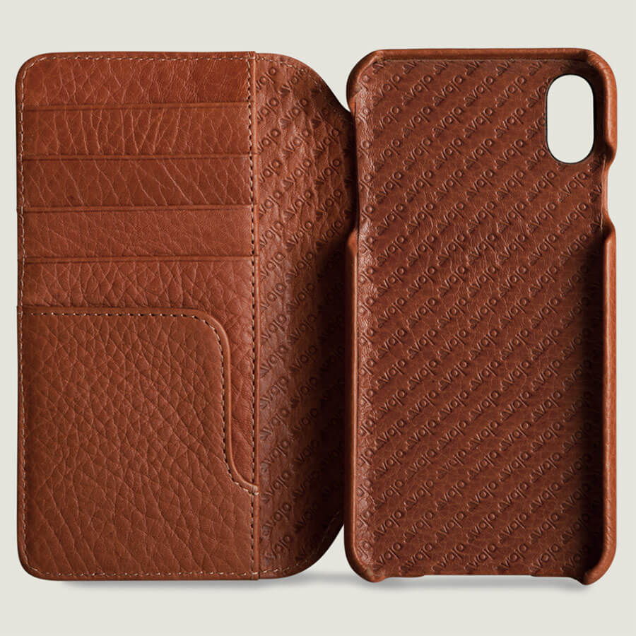Wallet iPhone Xs Max Wallet Leather Case Vaja - Main Image
