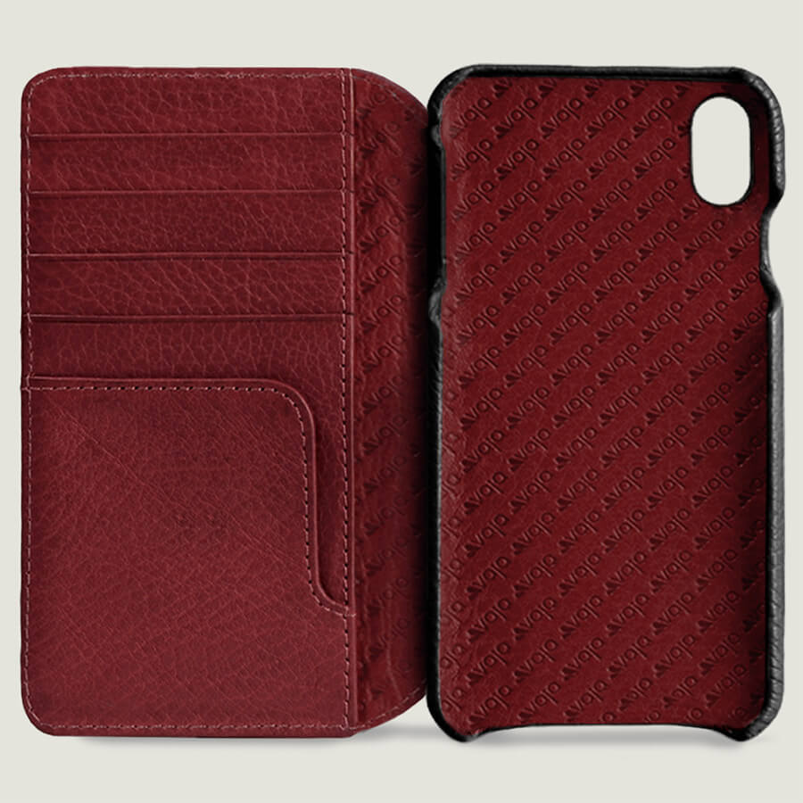 Wallet - iPhone Xs Max Wallet Leather Case - Vaja