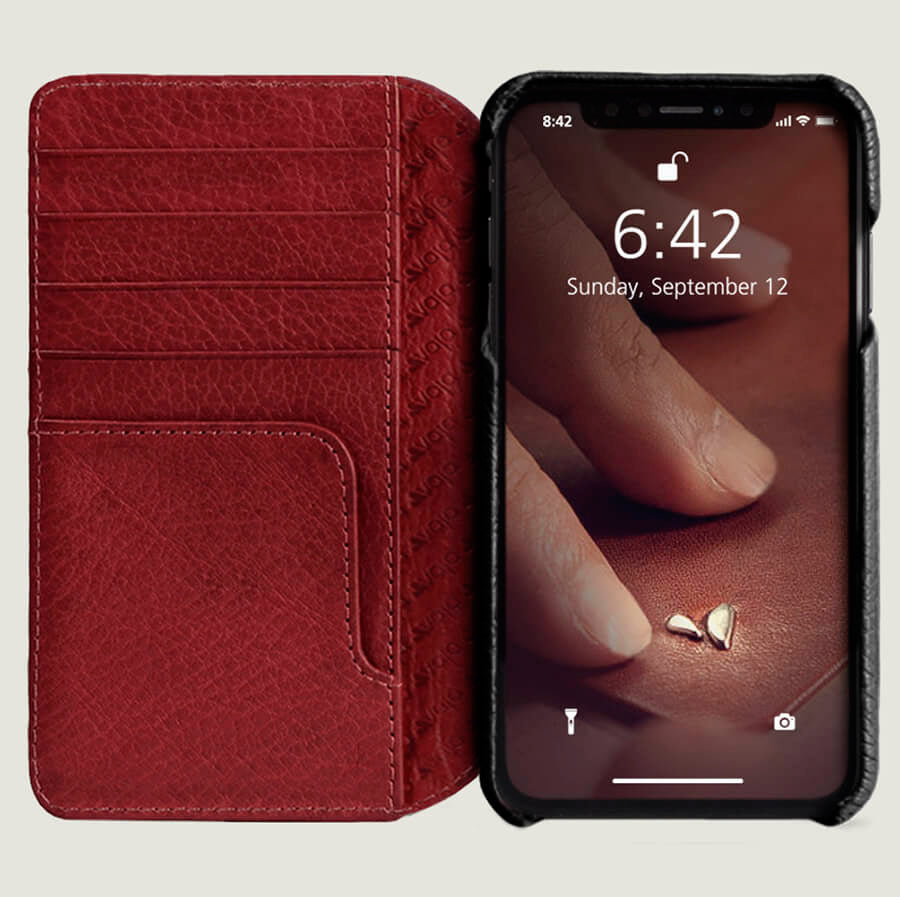 Wallet - iPhone Xs Max Wallet Leather Case - Vaja