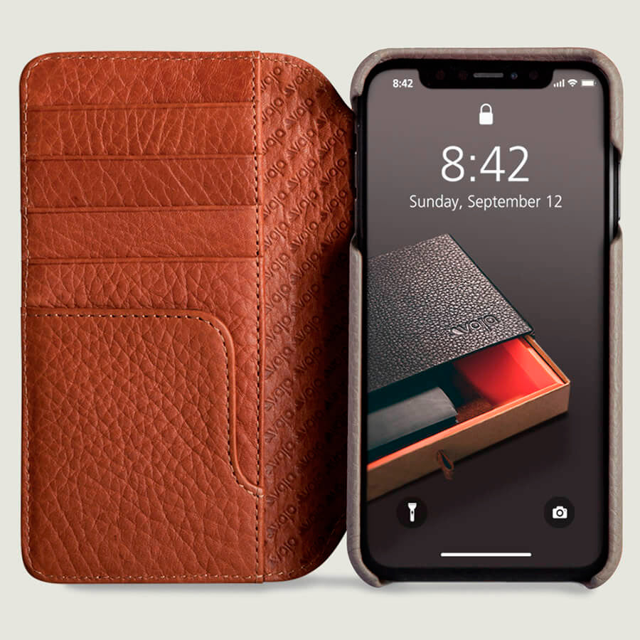 Wallet - iPhone Xs Max Wallet Leather Case - Vaja