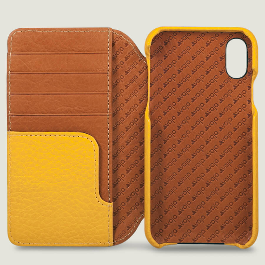 Real leather hard case for iPhone XS Max