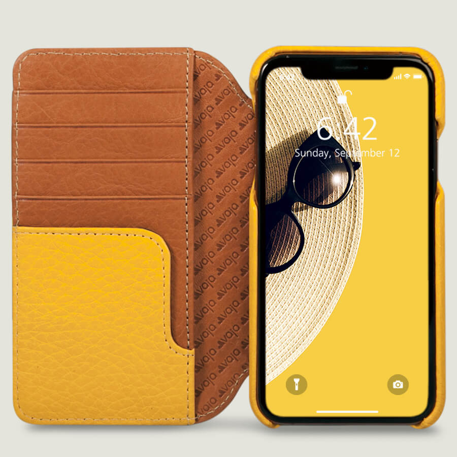 Wallet - iPhone Xs Max Wallet Leather Case - Vaja