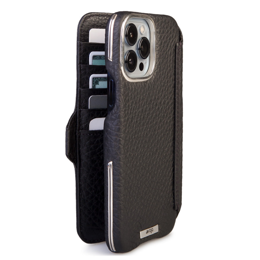 iPhone 13 Pro Max Wallet Leather Case - Vaja