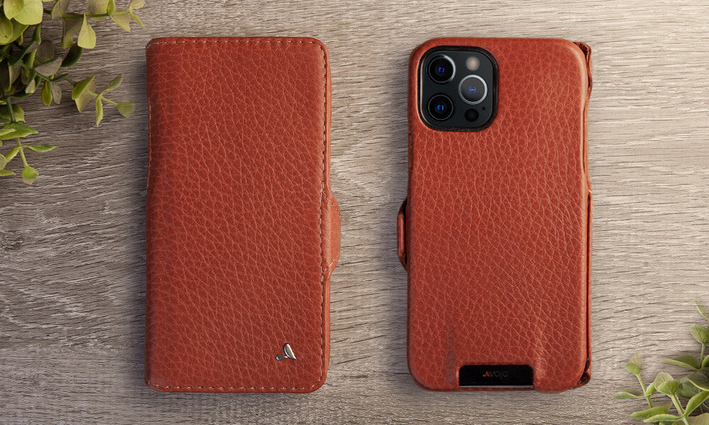iPhone 12 &amp; 12 pro wallet leather case - Discontinued - Vaja
